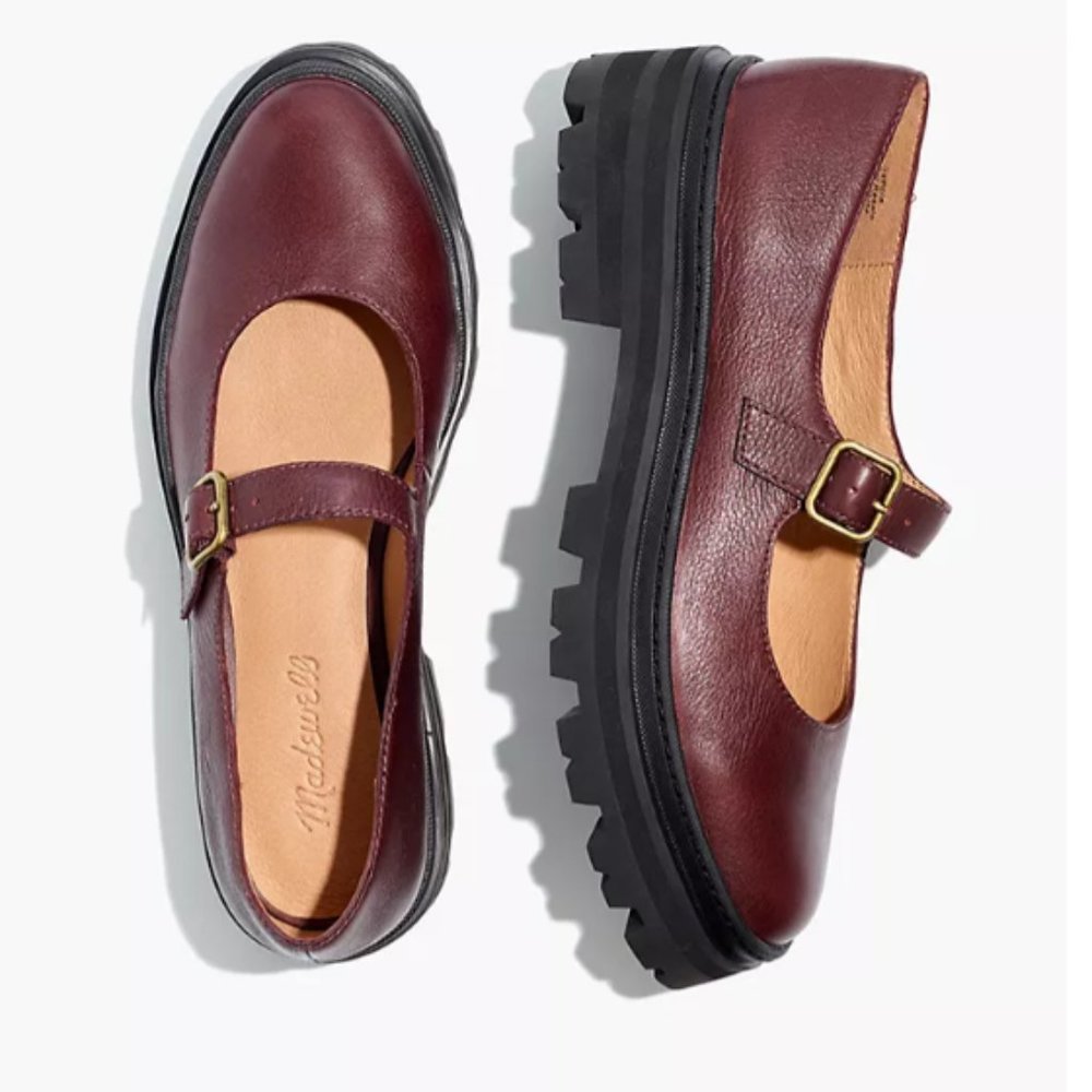 NWT Madewell - The Freya Platform Lugsole Mary Jane
